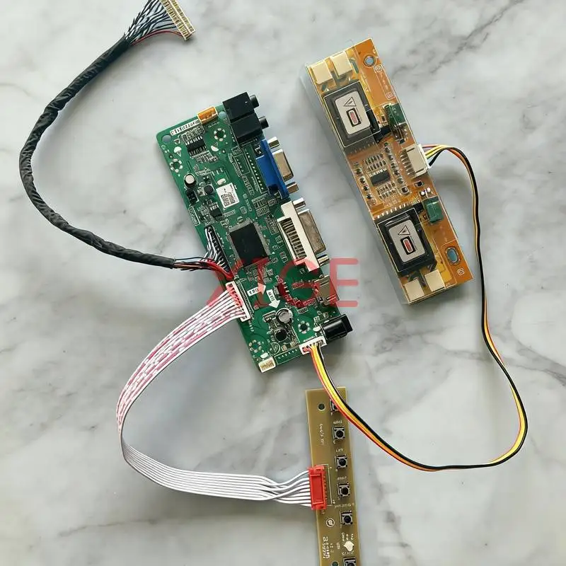 Matrix Controller Drive Board Fit LM190E08 LM190E03 LM190E02 LM190E05 4-CCFL HDMI+DVI+VGA LVDS-30Pin 1280x1024 1280*1024 DIY Kit