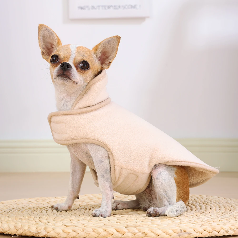 Wendejacke für große Hunde, warmer Fleece-Wintermantel, verstellbar, Stehkragen, Haustierweste, Hunde- und Katzenkleidung für Labrador Golden Retriever – Detail 11