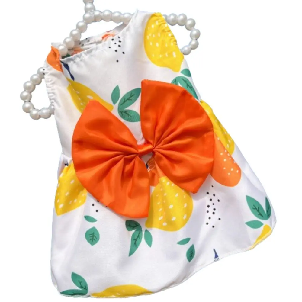 

Breathable Floral Printed Cat Dog Dress Cute Butterfly Skirt Puppy Princess Skirt Wedding Dress XS-XXL Pet Skirt Poodle