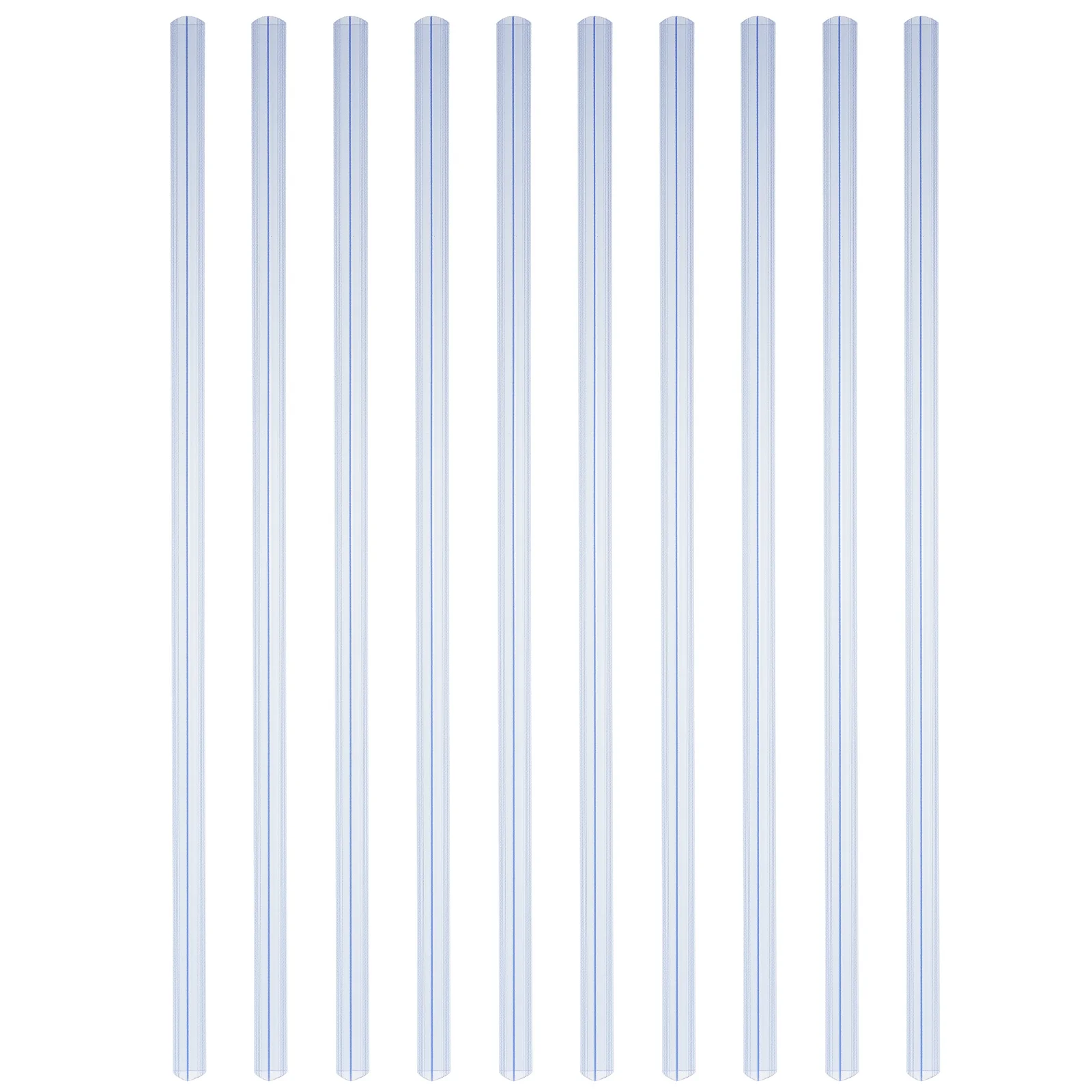 

10pcs Plastic Slide Binders For A4 Bookbinding Transparent Pull Rod Clips Lightweight Binding Bars For Students Teachers