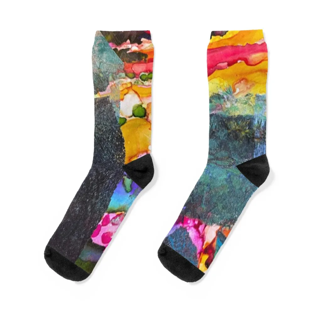 

Dreaming of Stonehenge Socks colored Novelties Antiskid soccer cycling Ladies Socks Men's
