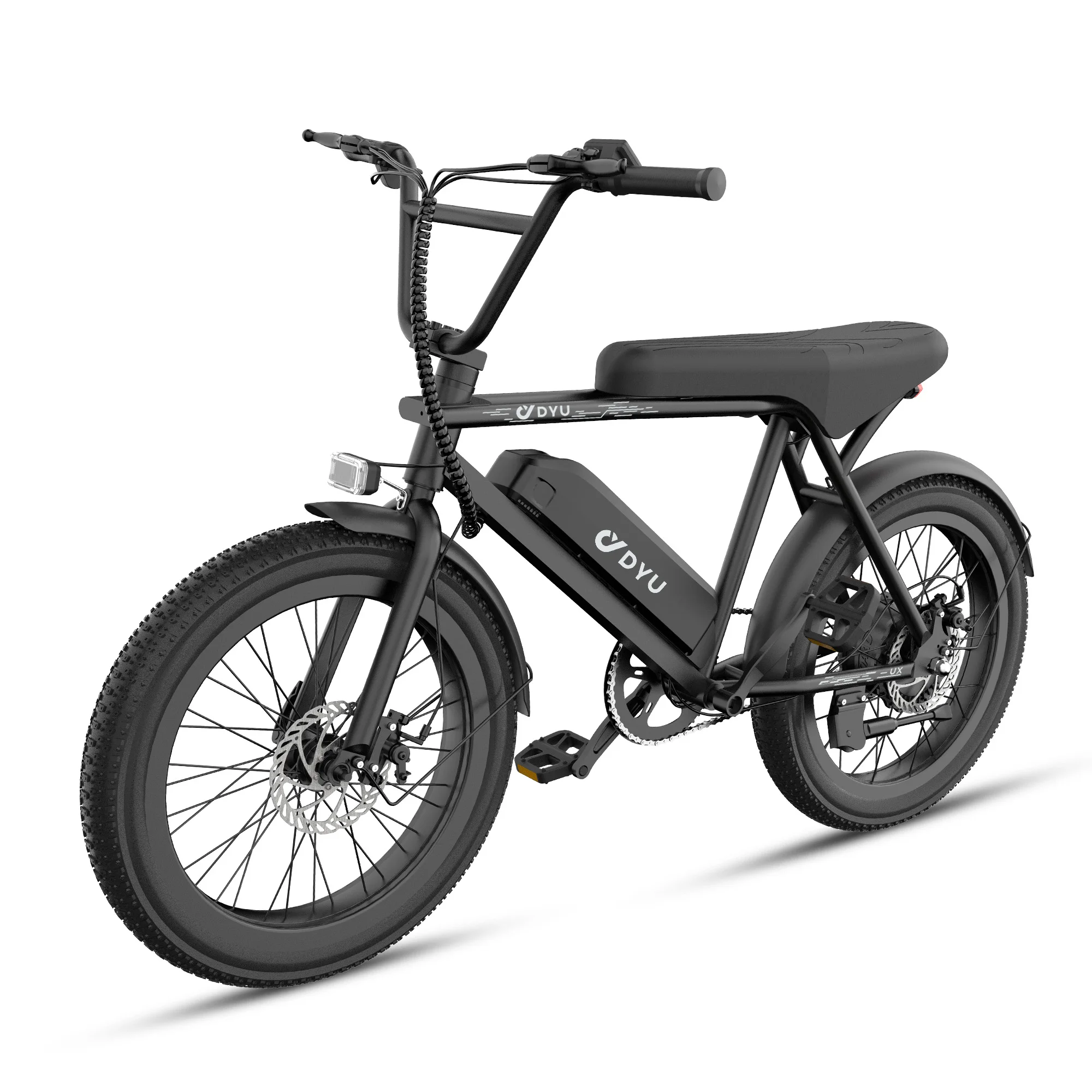 DYU BMX 20*3.0 Fat Tire Electric Bike E-Bike 624Wh Removable Battery 1000W Peak Motor Mountain Electric Bicycle for Adults