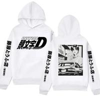 Anime Initial D AE86 Hoodie Hachiroku Shift Drift Cotton Hoody Takumi Fujiwara Tofu Shop Men Cotton Sweatshirts Winter Clothing