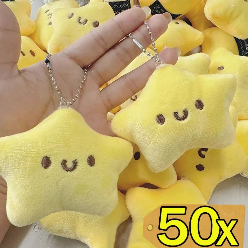 

Yellow Little Star Pendant Y2K Exquisite Cute Daily Keychains Cartoon Squeaking Star Key Rings Fashion Jewelry Accessories Gifts