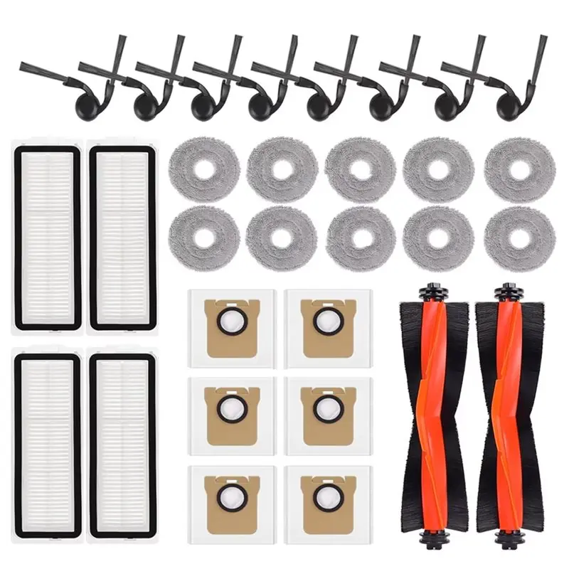 

Купить сейчас: Запасные части для робота-пылесоса Xiaomi Robot Vacuum 5 Pro/OV21GL – сменные салфетки для швабры, фильтры, боковые и основные щетки, мешки для сбора пыли и другие компоненты.