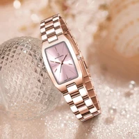 Reloj SAPPHEROLuxury para mujer, correa de acero inoxidable, reloj resistente al agua, esfera ultrafina, reloj Simple de moda para mujer, reloj preciso