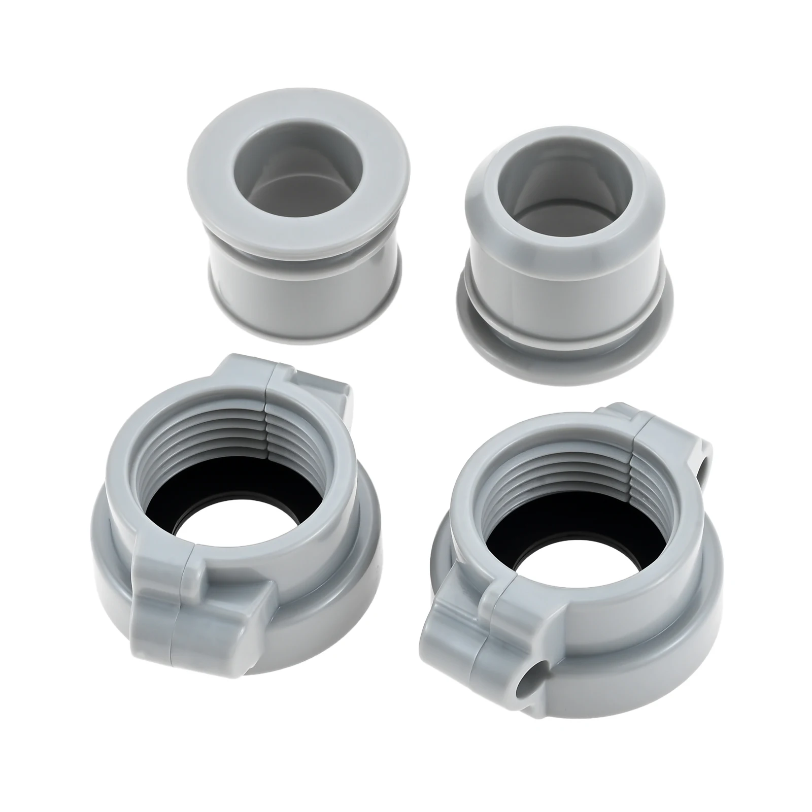 Plastic Coupling Screw Nut Connector and Nipple Seals Gaskets Washers Kit for B/C Water Pipe Coleman Lay-Z-Spa Spas Replacement