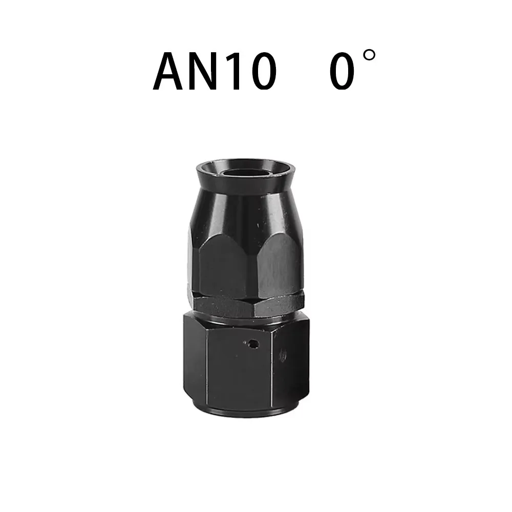 Aluminum Alloy AN Hose Fitting AN4/AN6/AN8/AN10 Straight 0°/45°/90°/180° Degree Fuel Hose Adapter Universal Oil Cooler End