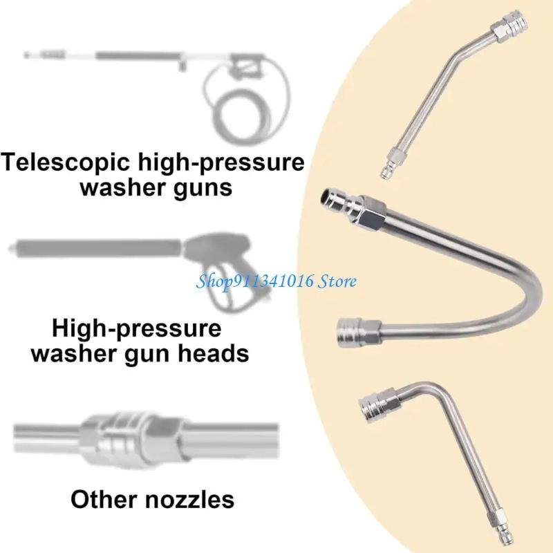  3pcs Professional Pressure Washer Accessory Set Corrosions Resistant Steel