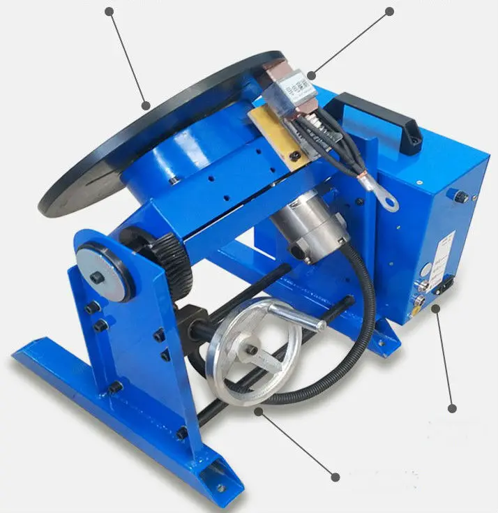 industry use chinese manufacture high quality 100KG digital control welding positioner Rotators Assembly Rotary Table