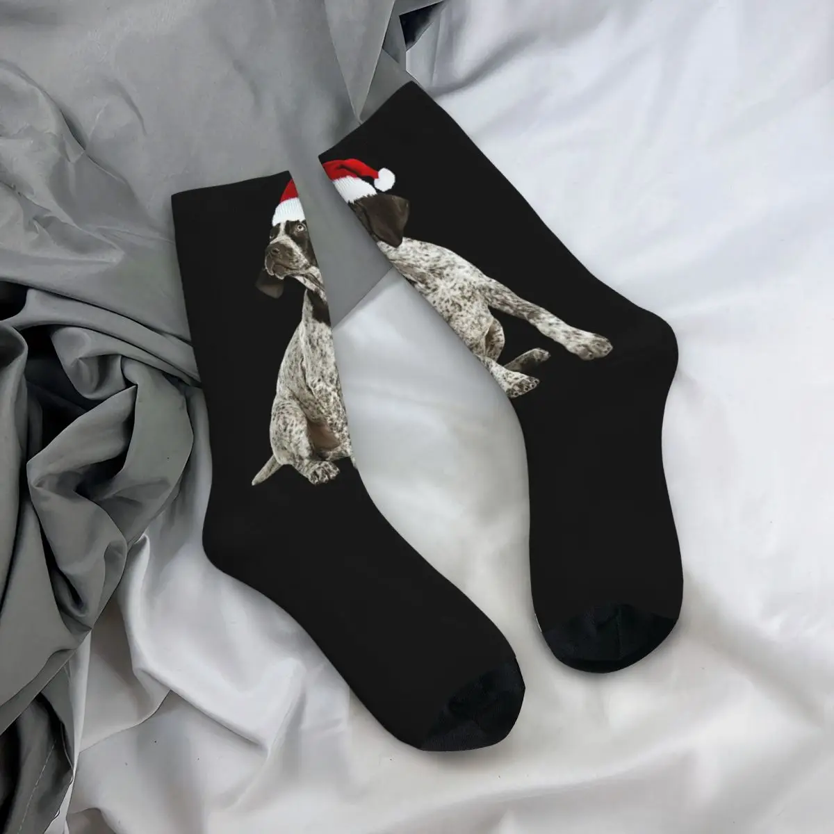 

Всесезонные чулки для экипажа, немецкий короткошерстный указатель, рождественский подарок, носки, длинные носки, аксессуары для мужчин и женщин, рождественские подарки