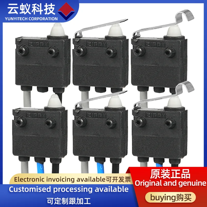 ZIPPY DW2 High-Precision Micro Switch 3A IP67 Waterproof for Automotive Accessories Toys