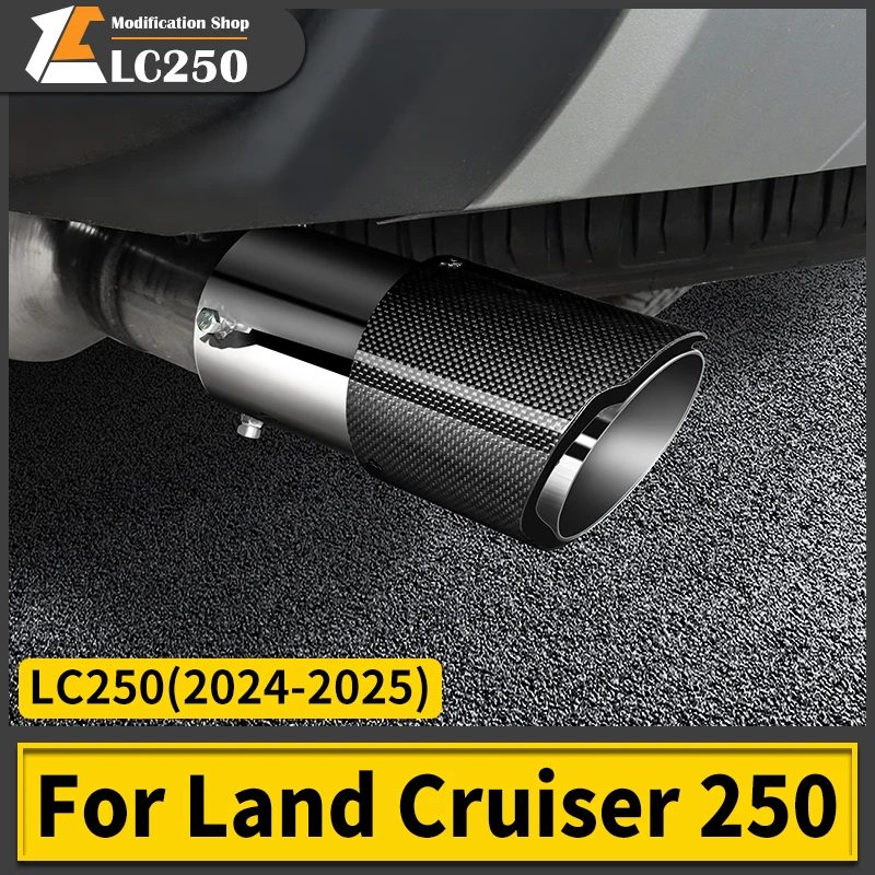 For Toyota Land Cruiser 250 Prado Lc250 2024 2025 1958 First Edition FJ250 Stainless Steel Tailpipe Exhaust Accessories Upgraded