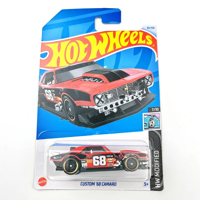 2024-81  Hot Wheels Cars CUSTOM \'68 CAMARO 1/64 Metal Diecast Model Collection Toy Vehicles