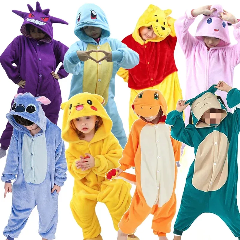 Новинка 202, Jigglypuff Gengar Snorlax, комбинезон кигуруми, детская пижама для косплея Bulbasaur на Хэллоуин, пижамы в стиле аниме ★ ★ ★ ★