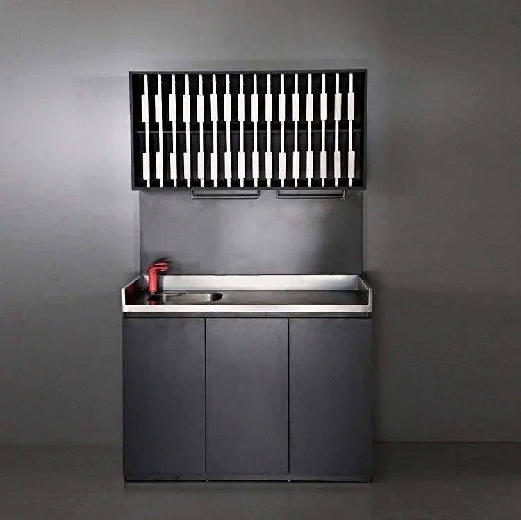

Stainless steel hair salon tool cabinet