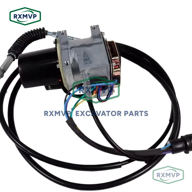 106-0092X 7Y-3914 105-0092 Round Throttle Motor  with Single Cable for Excavator E320 E320V2 E320L E322L E316 For CATERPILLAR