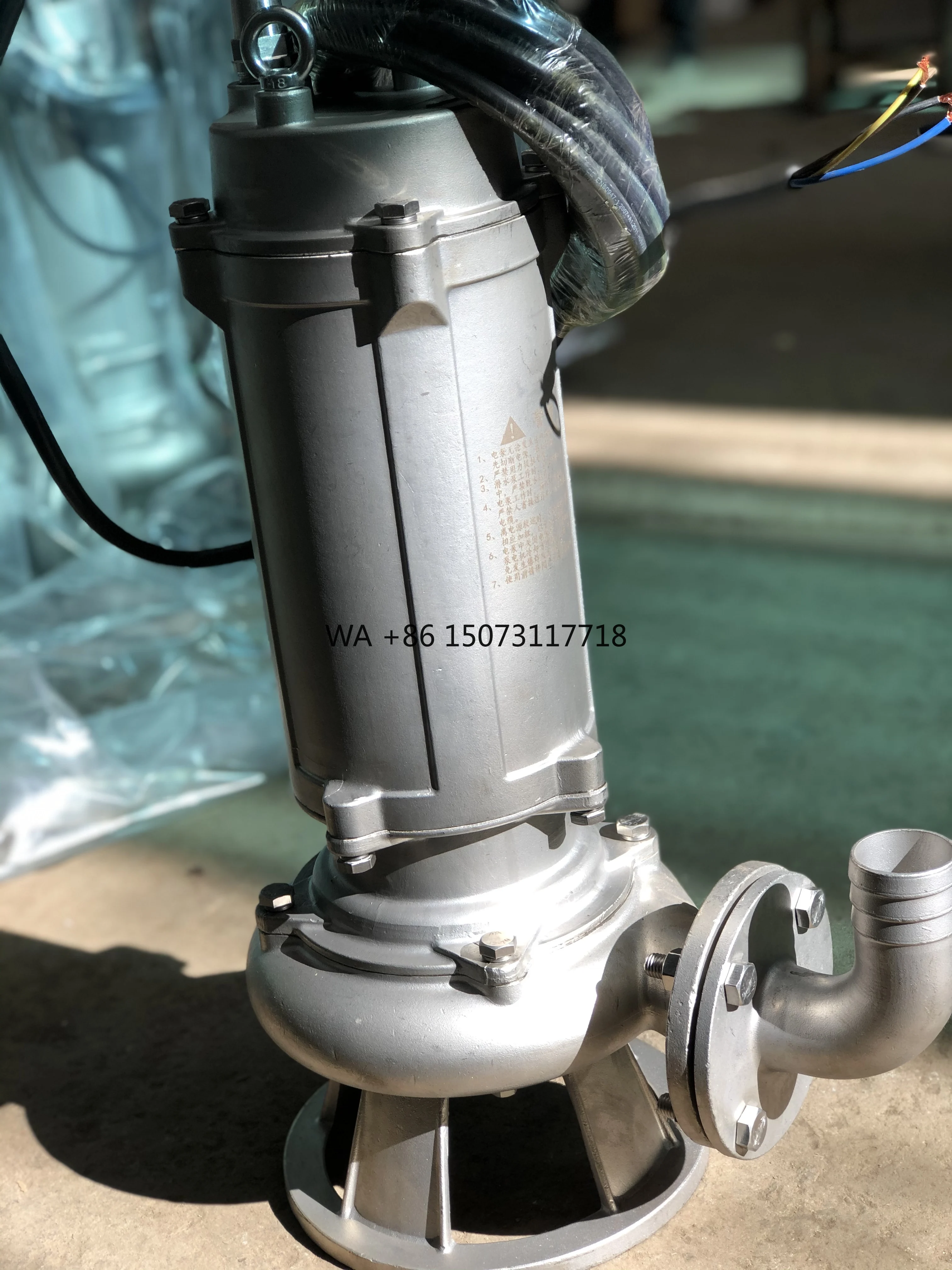 

Submersible Cutter Pump Sewage Submersible Pump Submersible Sewage Water Pump Electric High Pressure Cast Iron Mechanical Seal