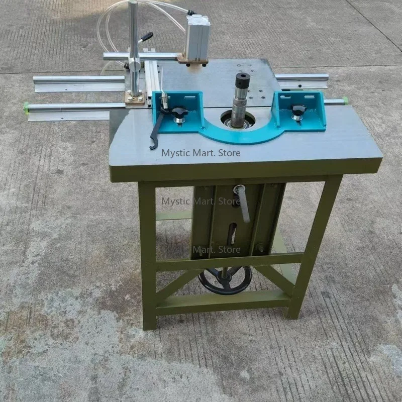 Modulatore di mandrino verticale a doppio scopo Tavolo scorrevole semplice Fresatura per la lavorazione del legno Fresatura verticale singola