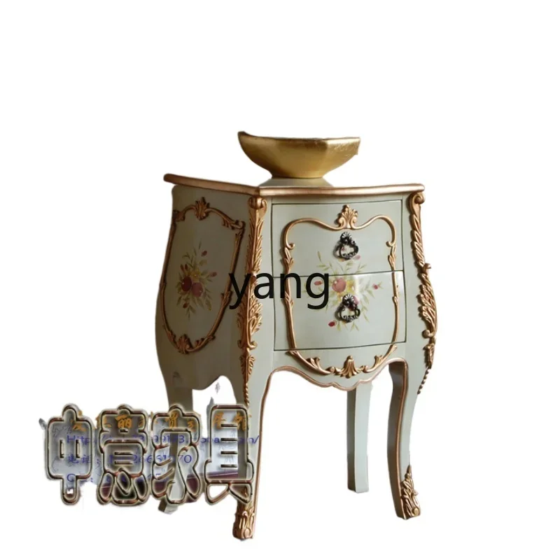 LTT pastoral hand-painted telephone table side table small coffee table telephone