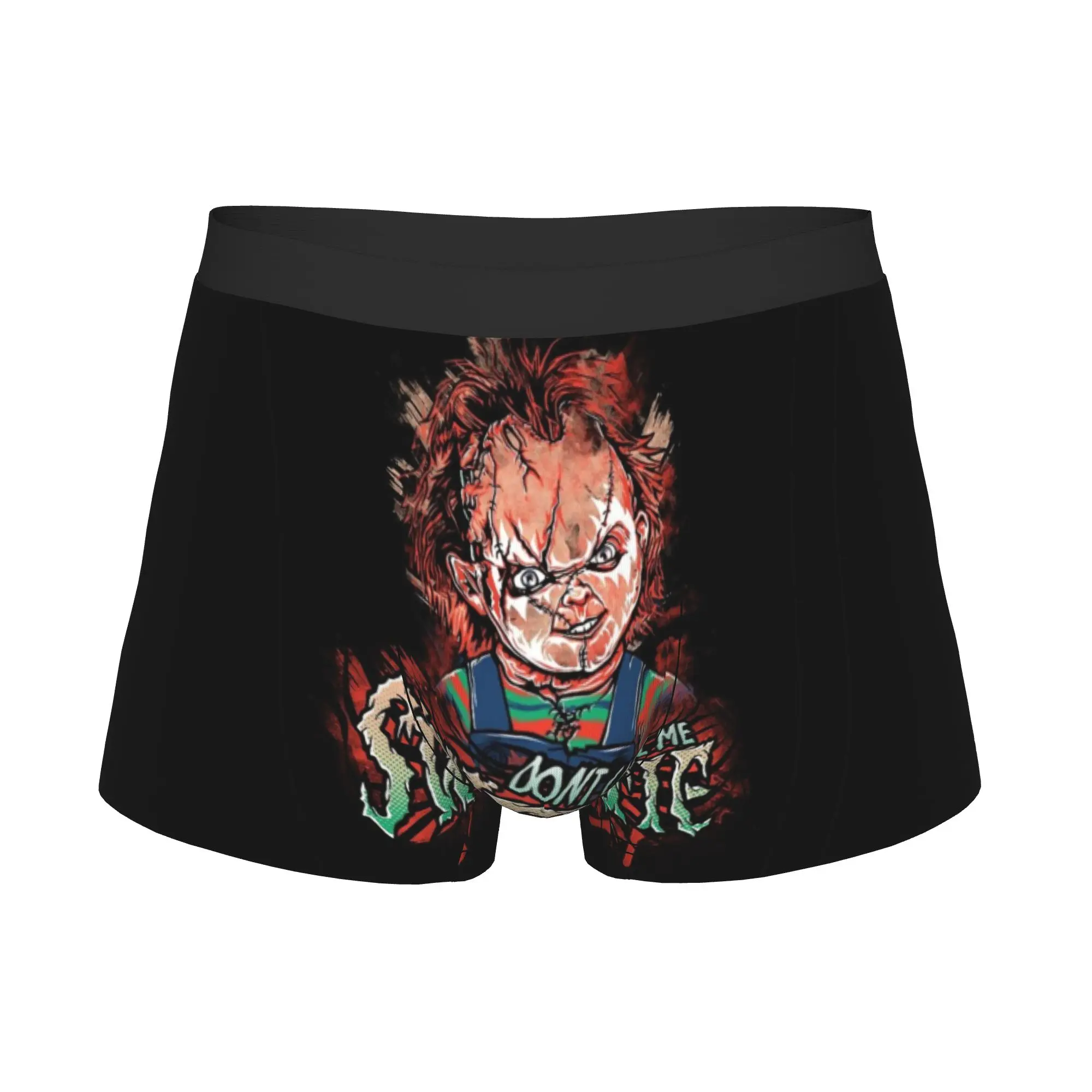 Novelty Game of Chucky Boxers Shorts Panties Men's Underpants Stretch Child's Play Movie Briefs Underwear