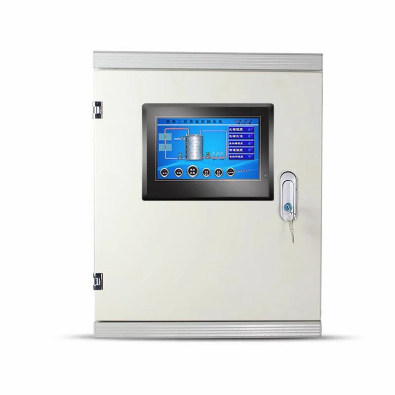 

Intelligent automatic PLC touch screen of solar hot water engineering control cabinet