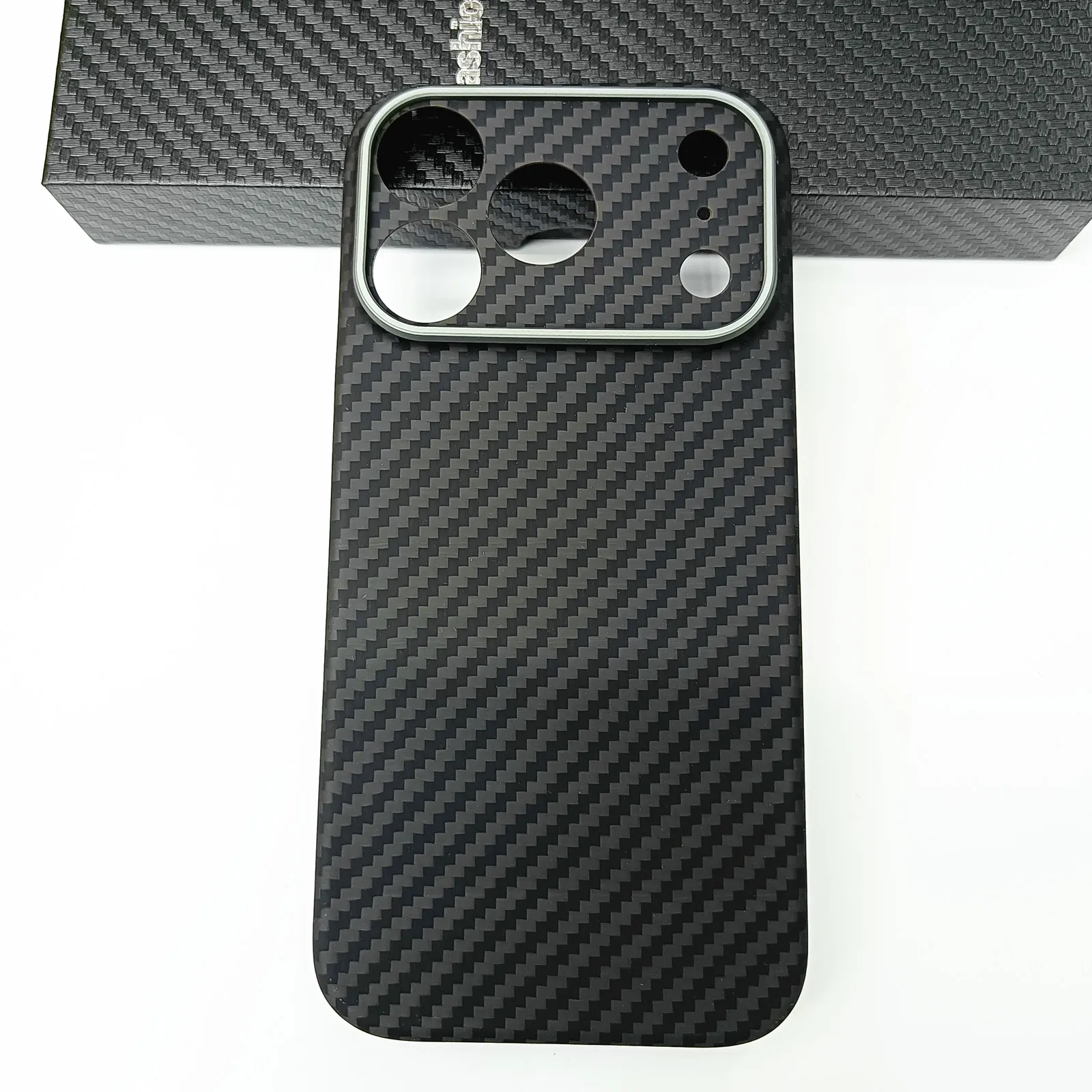 Asdipsa Genuine Aramid Carbon Fiber Magsafe Case For iPhone 17 Pro Max 17Pro Matte Fine Camera Hole Thin Hard Armor Cover - Image 3