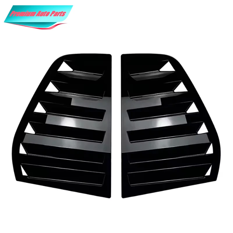 For VW Golf 5 MK5 5 Doors 2003-2010 Rear Window Vent Scoop Carbon Fiber Look Louver Shutter Cover Trim Car Styling Sticker