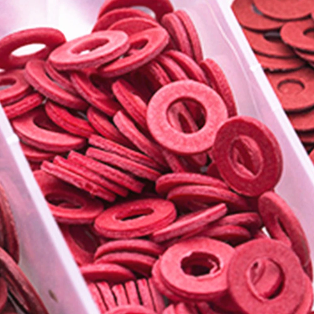 

500Pcs Insulation Washer Paper Set Boxed Gasket Flat Pad .5m3m4 M5 Quality Washers Home Automotive Shop