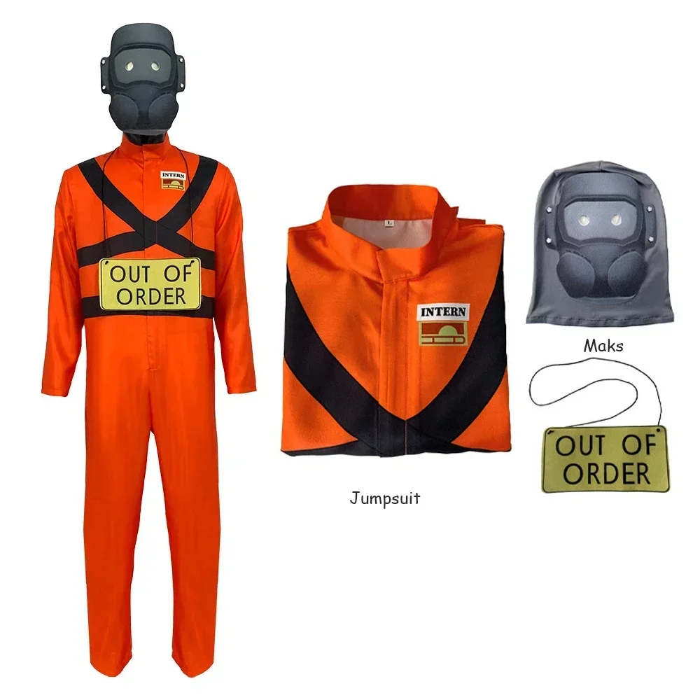 

New 2026 Game Lethal Company Cosplay Costume Adult Unisex Jumpsuit Uniform Bodysuit Halloween Party Clothes