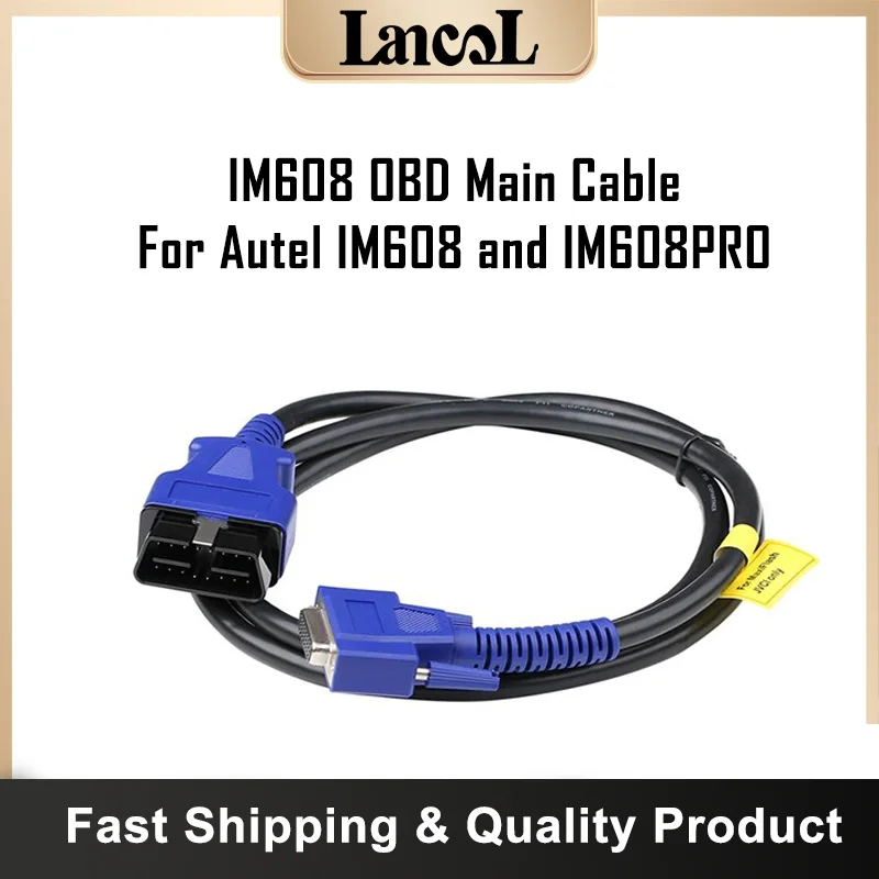 

Main Test Cable for Autel IM608 and IM608PRO OBD2 Cable 16 Pin Male to Female Extension Cable Connector