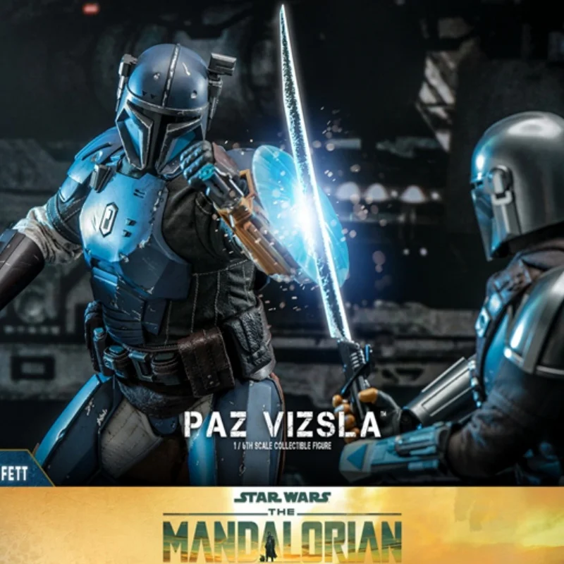 Original Hottoys Tms097 The Mandalorian Paz Vizsla Reloaded Edition 1/6 Animation Action Figure Toy Model Collection Hobby Gift