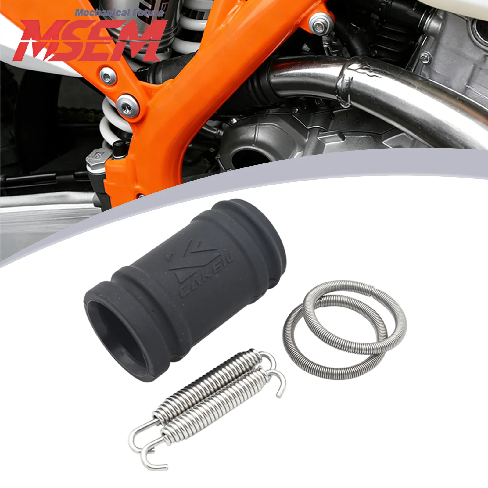 For KTM 250 300 SX/XC/EXC/XCW/TPi  HUSQVARN 250 300 TC TE 2017-2023Exhaust Pipe Tailpipe Seal Ring Spring Exhaust Coupling Kit