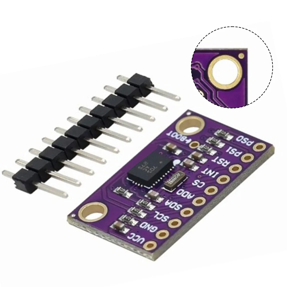 Battery Powered Motion Tracking Sensor 25.8*15.5mm 9DOF Sensor Module Compact IoT Device Efficient Battery Life