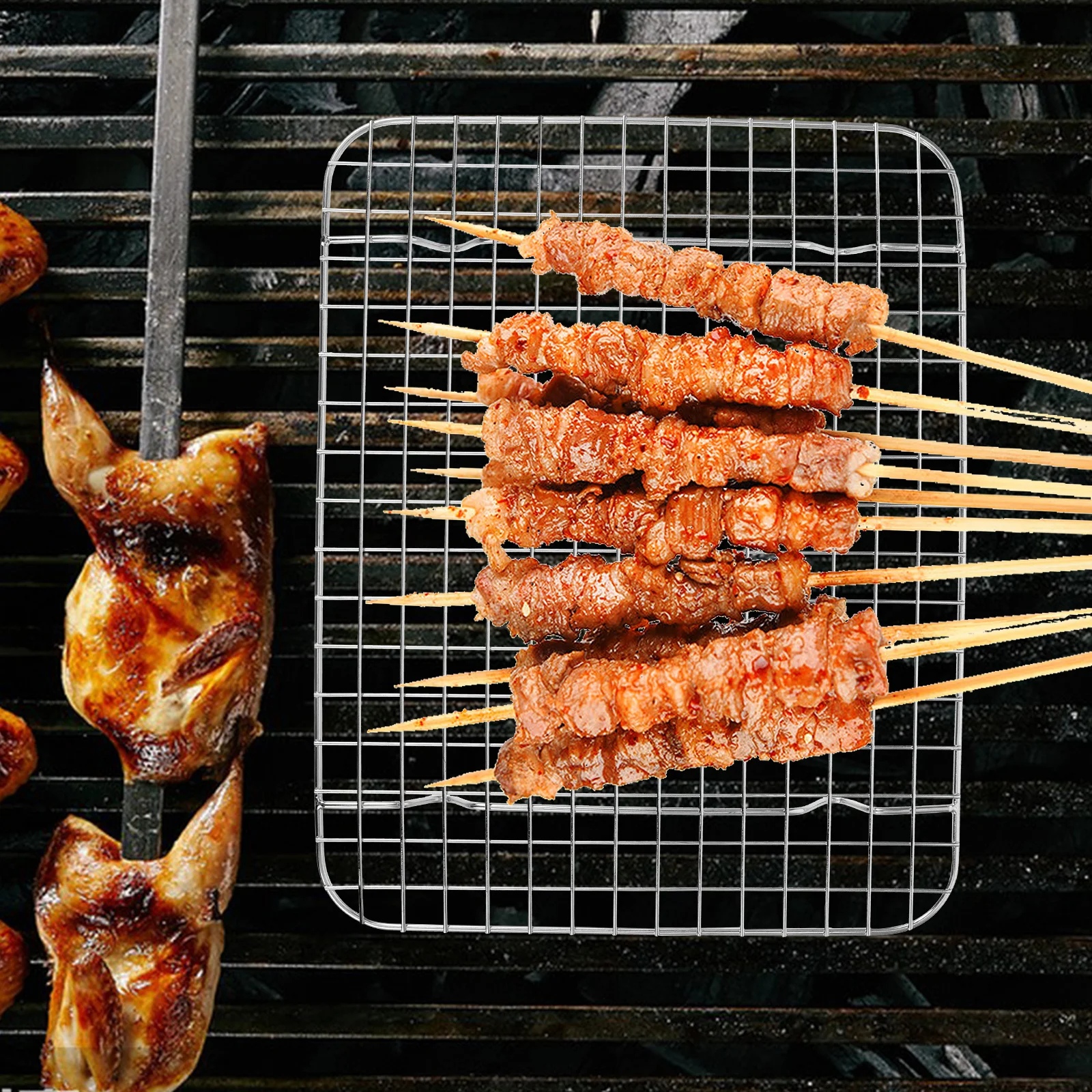 

Stainless Steel Wire Cooling Rack Large Size Baking Rack for Cookies Bread and Bbq Grilling Cookie Cooling Racks for Baking