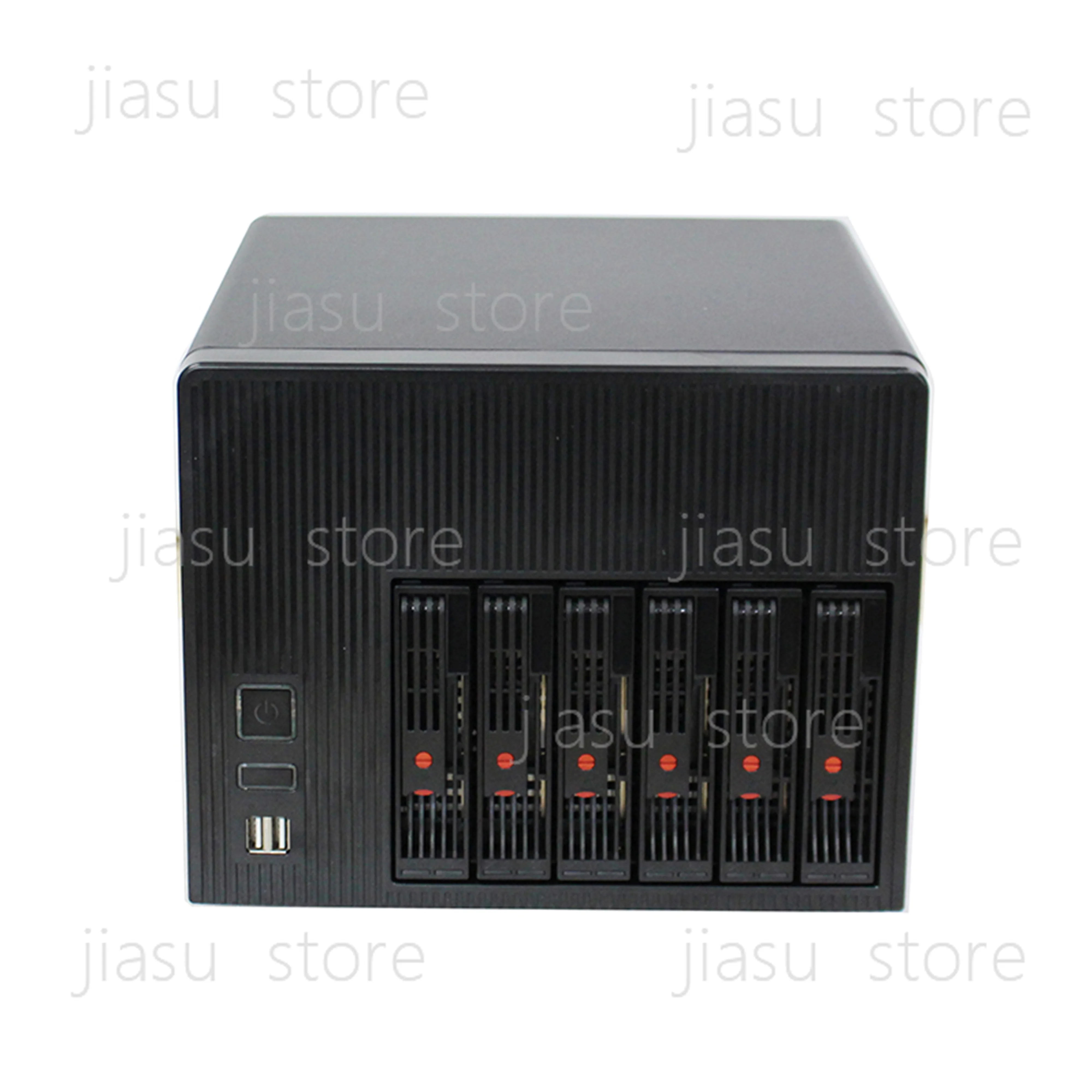 Canghe Lightweight Small Home NAS 6 Bays PC Storage Server Case Hot Swap Computer Chassis for Mini-Itx Motherboard