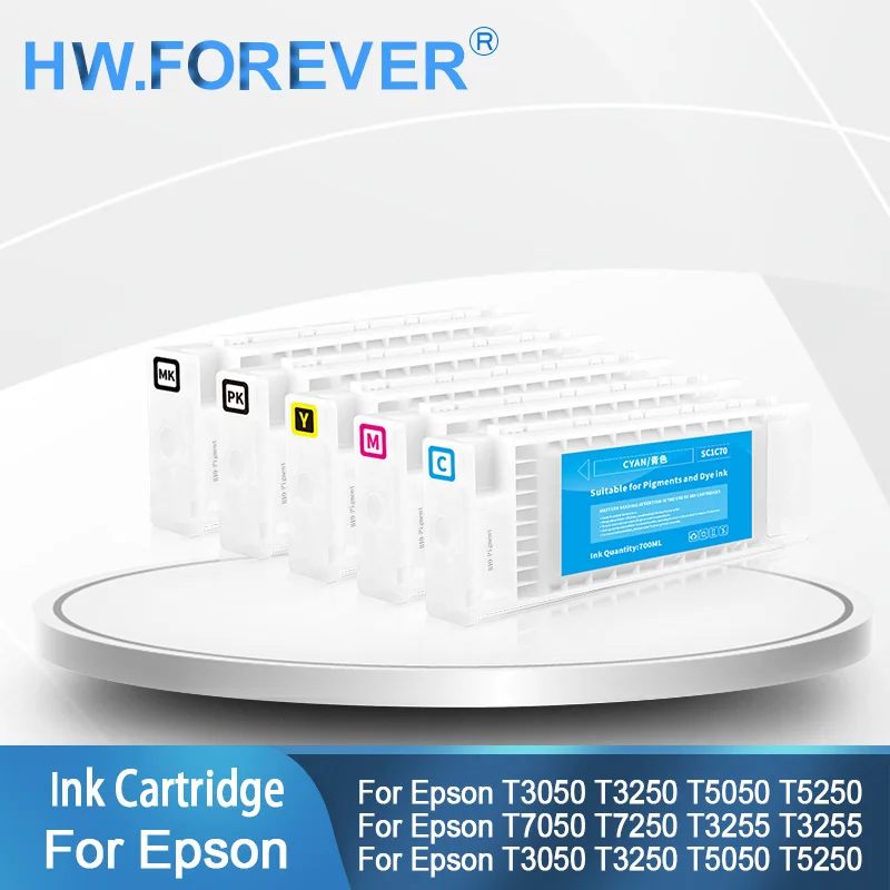 

SC1BK70 SC1C70 SC1M70 SC1Y70 SC1MB70 картридж с чернилами, совместимый для принтеров Epson SureColor T3050 T3250 T5050 T5250 T7050 T7250