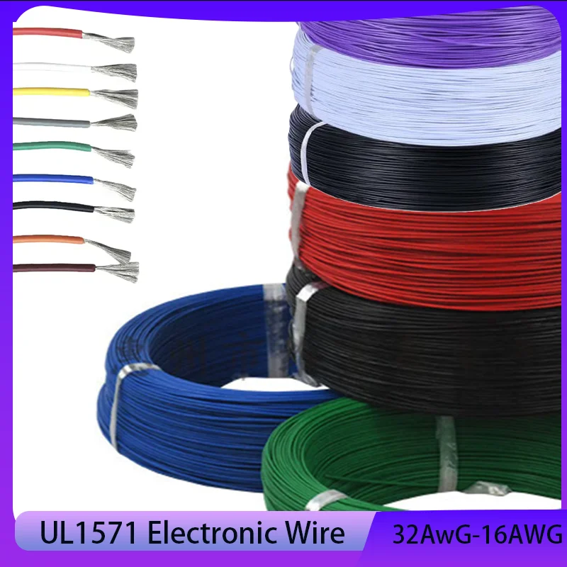 

20/50M UL1571 environmentally friendly PVC insulated 32/30/28/24/20/16AWG tinned copper wire electrical wiring