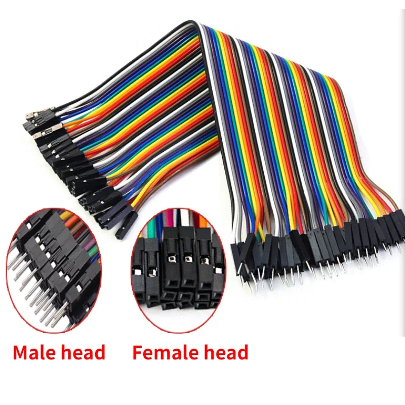 40Pin 10cm 20cm 30cm 40cm Male to Male Male to Female and Female to Female Jumper Wire Dupont Cable for Arduino