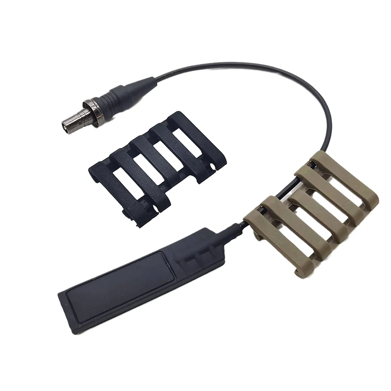 

Tactical Picatinny Wire Guide System Cable 20mm Rail Cover PEQ DBAL M300 M600 Pressure Switch Holder Airsoft rifle Accessories