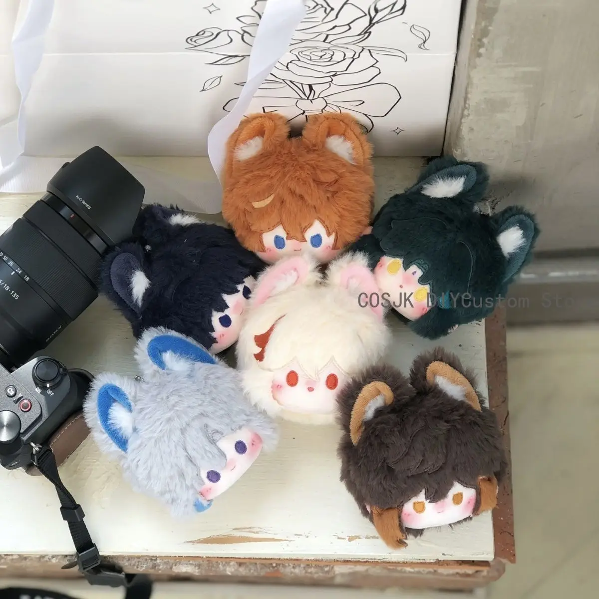 Genshin Impact Xiao Zhongli Tartaglia Neuvillette Flins Furina 10cm Mini Puppet Plaything Plush Pendant Keychain Mascot Plushie - view 2