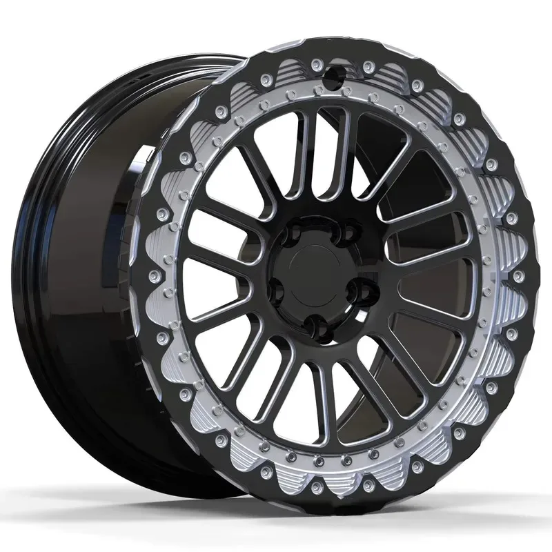 Hot Sale Custom Beadlock 5x112 5x120 5x114.3 6x139.7 Forged Racing Deep Concave Aluminum Alloy Forged Wheel for Passenger Car 4