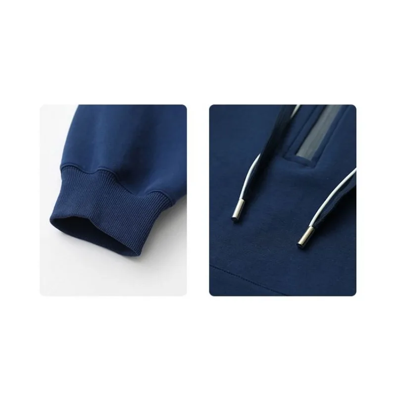 Losvallend geborduurd damessweatshirt met capuchon voor dames Herfst en winter Nieuwe campusstijl Eenvoudig vrijetijdsjack