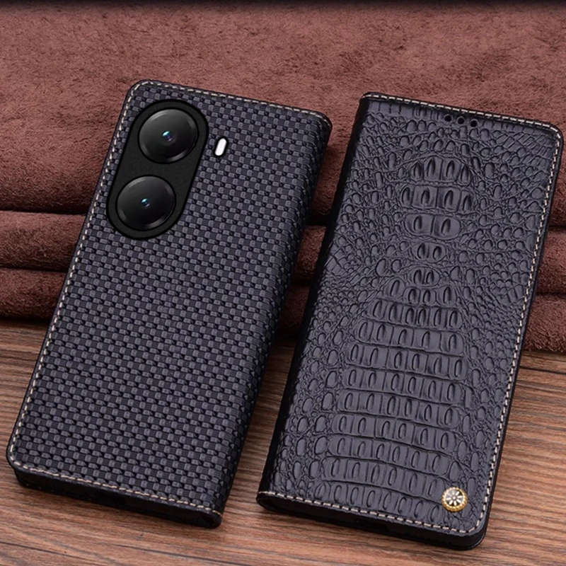

Luxury Genuine Leather Cases For New POCO X7 Pro 5G Cover