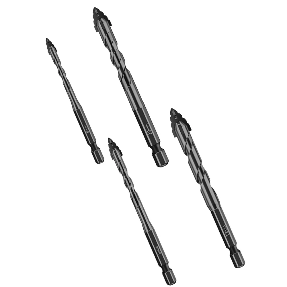 Carbide Drill Bit Triangle Drill Bit For DIY Projects Efficient Punching Precise Positioning Carbide Drill Bit For Tiles