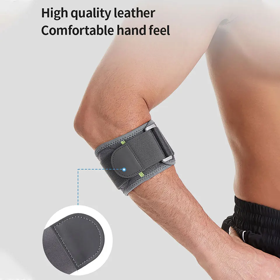 GTUBIKE 1PC Tennis Golf Ball Elbow Strap Forearm Brace Strap Compression Elbow Strap Compression Pad Elbow Brace For Pain Relief