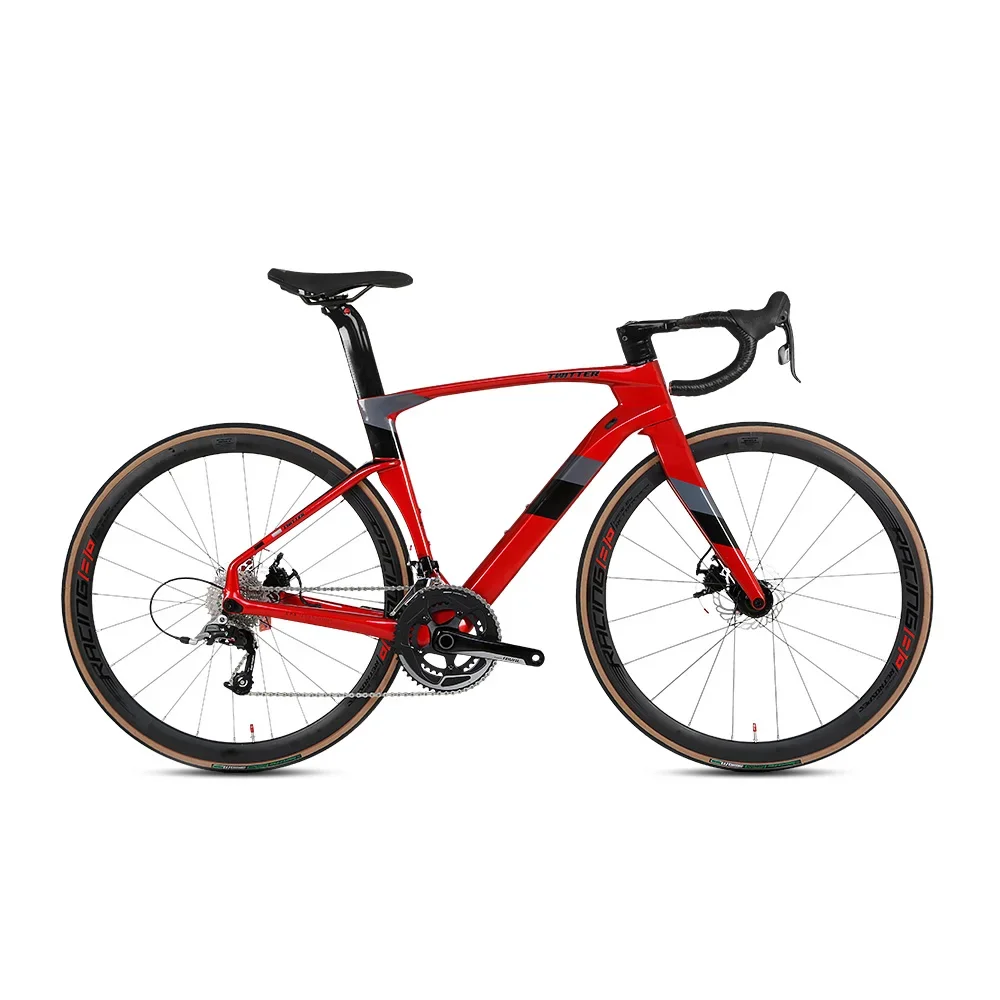 

New Coming 700C Carbon Fiber Cyclocross Road Bike With Rival 22speed Disc Brake Aero Racing Bike OEM