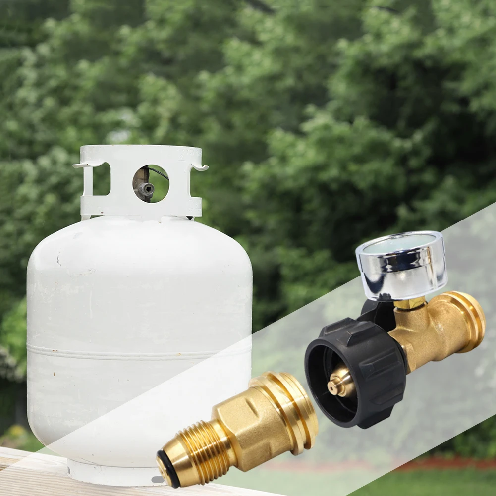 Premium Propane Service Valve Brass Gas Cylinder Regulator Valve Compatible with Grill and Heater Equipment