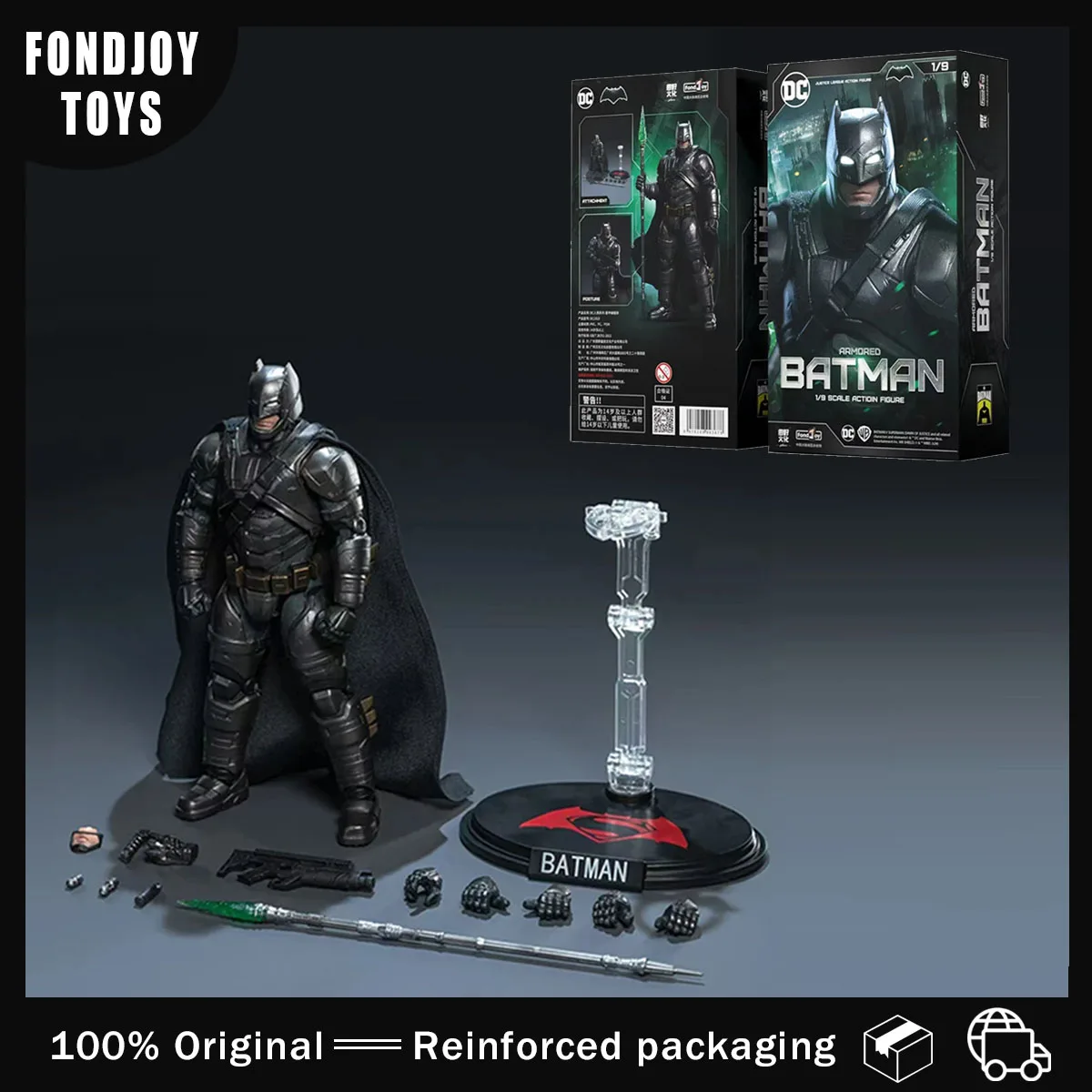 Original Fondjoy Toys Batman v Superman: Dawn Of Justice Film Batman Armored Suit Action Figure