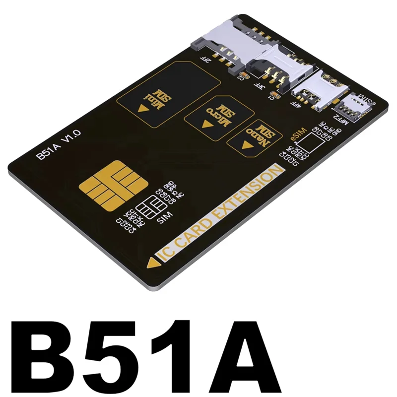 ABSQ-адаптер для смарт-карт, тестовая карта 4 в 1, инструмент для мобильного телефона для Mini SIM/Micro SIM/Nano SIM/ESIM